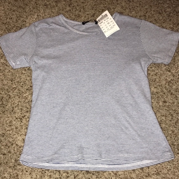 Brandy Melville Tops - BRANDY MELVILLE blue and white stripped shirt!